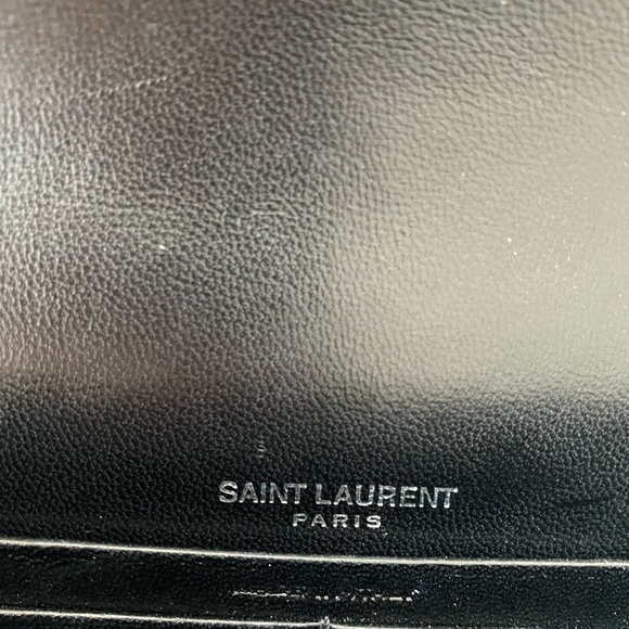 YSL YVES SAINT LAURENT WALLET ON CHAIN WOC BAG - Picture 7 of 9